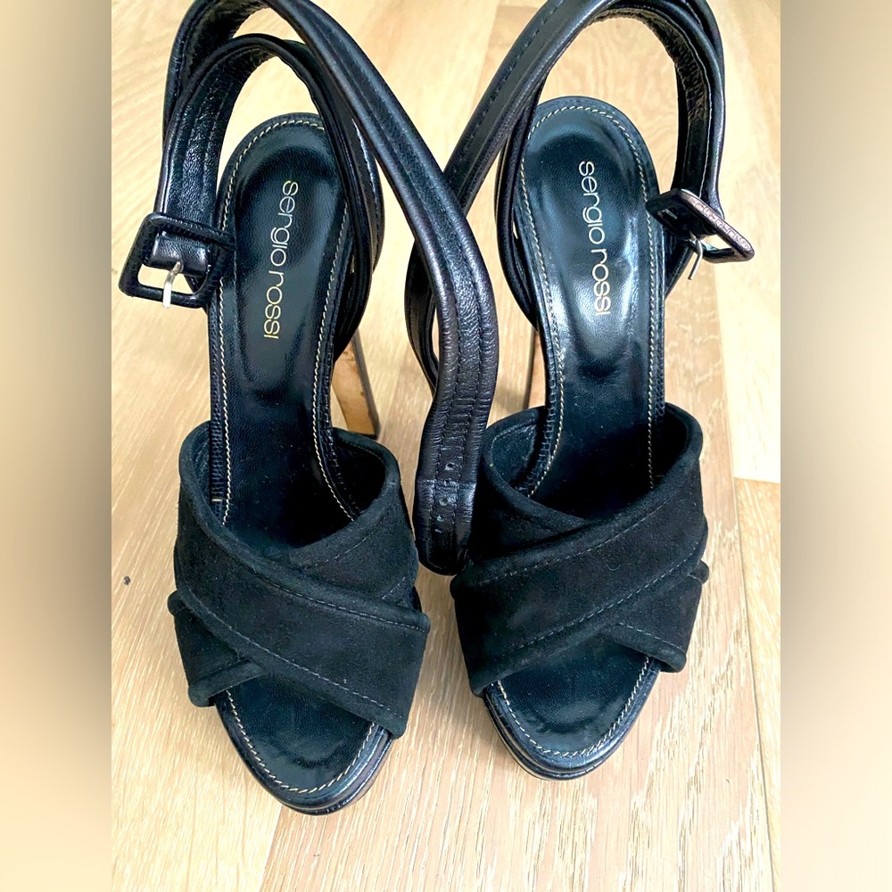 Sergio Rossi Black Platform